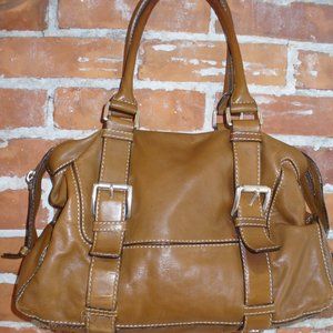 Michael Kors Caramel Leather Satchel